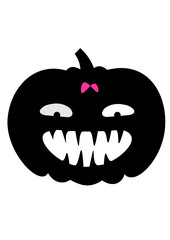 Halloween day killer pumpkin vector