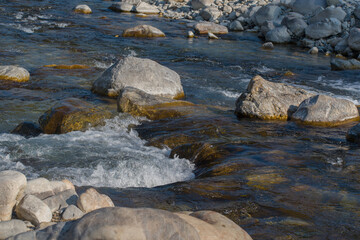 rocks in the water