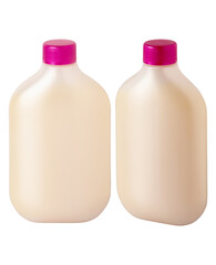 isolated bottle for washing detergents or shampoo