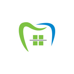 Fototapeta premium Dental Care Vector , Medical Logo