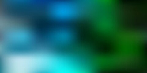Obraz premium Light blue, green vector gradient blur texture.