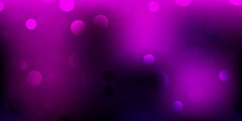 Dark pink vector template with abstract forms.