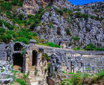 Antike Amphiteather Demre, Antalya. Türkei