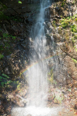 滝と虹
