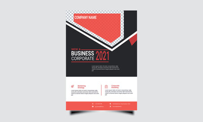 flyer, vector template design, Brochure design, cover, annual report, poster.