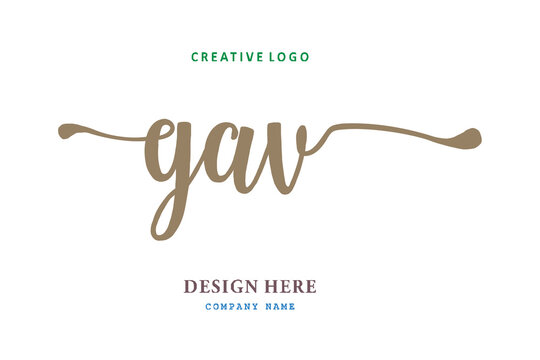 GAV lettering logo is simple, easy to understand and authoritative
