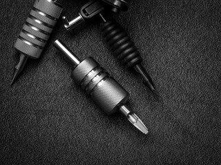 tattoo machine with accessories