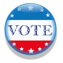 Election Day Sign and Badge