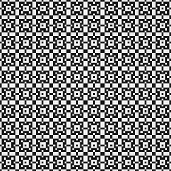 Fototapeta premium Abstract Cross Pattern Dots Logo generative computational art illustration