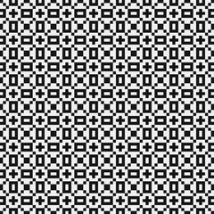Fototapeta premium Abstract Cross Pattern Dots Logo generative computational art illustration