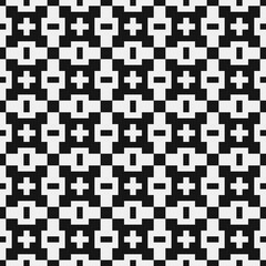 Fototapeta premium Abstract Cross Pattern Dots Logo generative computational art illustration