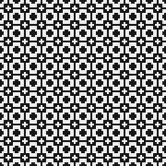 Fototapeta premium Abstract Cross Pattern Dots Logo generative computational art illustration