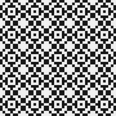 Fototapeta premium Abstract Cross Pattern Dots Logo generative computational art illustration