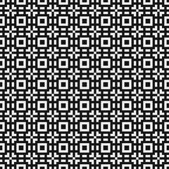 Fototapeta premium Abstract Cross Pattern Dots Logo generative computational art illustration