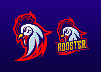 rooster head illustration © STUVV