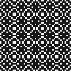 Fototapeta premium Abstract Cross Pattern Dots Logo generative computational art illustration