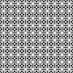 Fototapeta premium Abstract Cross Pattern Dots Logo generative computational art illustration