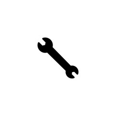 Repair service sign vector. Wrench line icon