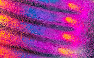 Obraz premium Art under ground. Beautiful street art graffiti background. The wall is decorated with abstract drawings house paint. Modern style urban culture of street youth. Abstract picture on wall