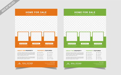 Real Estate Modern Flyer Template Cover Layout 