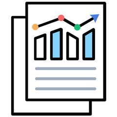 
A graphical interpretation with growth arrow to depict revenue growth in best way 
