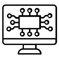 
Application programming interface integration flat icon 
