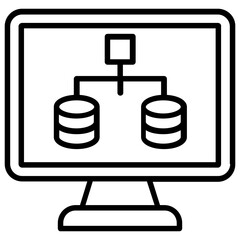 
Application programming interface integration flat icon 
