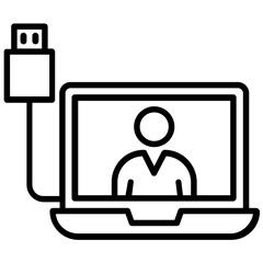 
Application programming interface integration flat icon 
