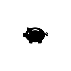 Piggy Bank icon vector. Piggy bank vector