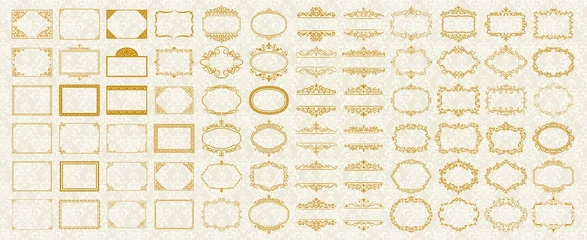 Türaufkleber 様々な形状のビンテージフレームセット © SUE