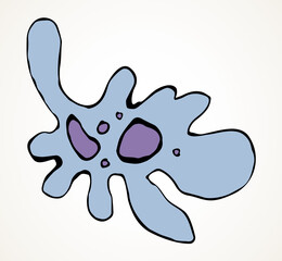 Amoeba. Vector drawing sign icon