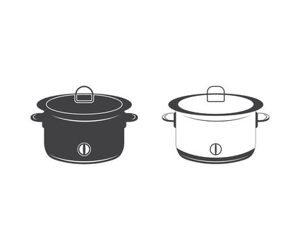 Pressure Cooker vector, Pressure Cooker Symbol, Pressure Cooker Icon, Pressure Cooker Clipart, stovetop pressure cooker design