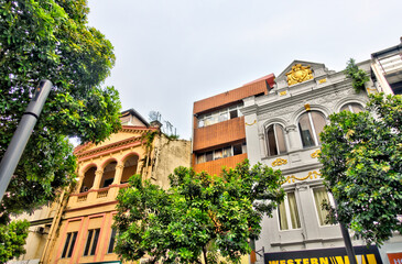 Fototapeta na wymiar Kuala Lumpur Chinatown, Malaysia, HDR Image
