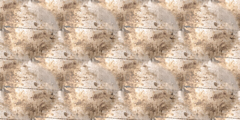Beige Old Grunge Effect. Rusty Paint Stone 