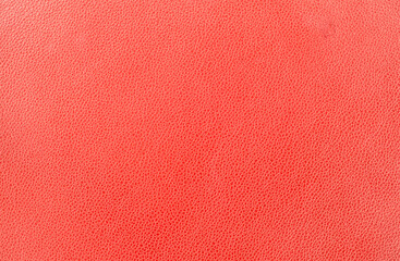 Fototapeta premium natural red leather texture, top view