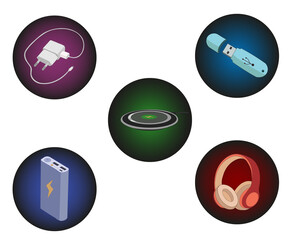 Vector set of an electronic devices