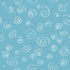 Seamless swirl (serpentine) pattern merry Christmas mockup