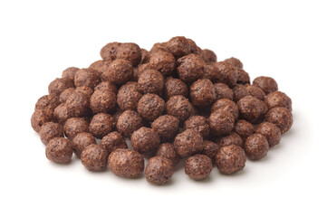 Pile of chocolate cereal balls