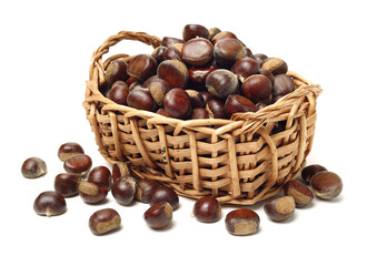 chestnuts in a basket