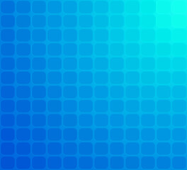 Fototapeta premium Blue abstract background with square pattern, 3D vector illustration.