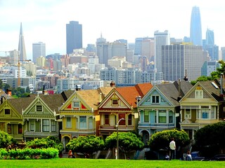 North America, United States, California, San Francisco, the Painted Ladies