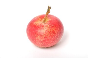 Apple on a white background