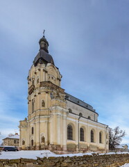 Fototapeta premium Baroque Trinity Church in Mykulyntsi, Ukraine