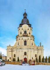 Fototapeta premium Baroque Trinity Church in Mykulyntsi, Ukraine