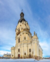 Obraz premium Baroque Trinity Church in Mykulyntsi, Ukraine