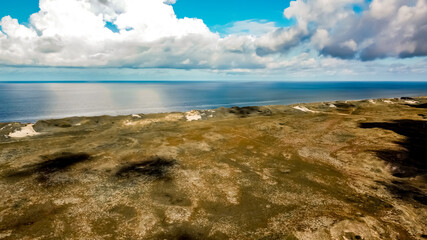 Drohnenbild Dänemark Dünenlandschaft an der Nordsee