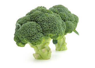 Broccoli vegetable isolated on white background 