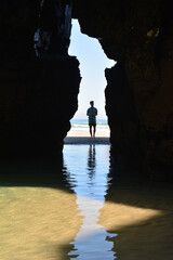 Fototapeta premium Shadow in the Beach