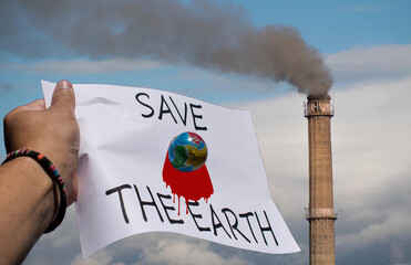 Measures against global warming. The message 