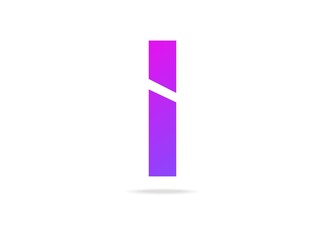 I letter logo icon design. For brand label, desing template elements, creative poster and more